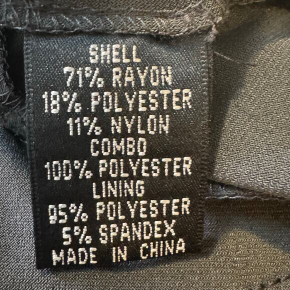 Adrianna Papell Size 8 Silver Gray Metallic Tiered Shuttered Ruffle Dress - Picture 7 of 7